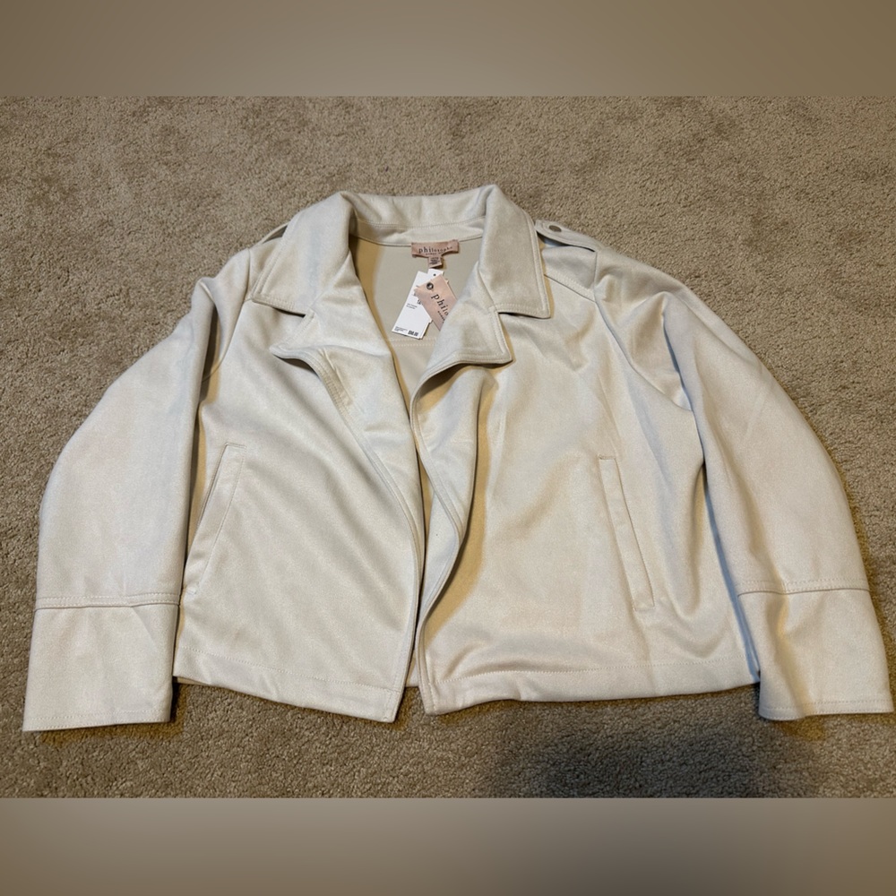 🆕 Philosophy Faux Leather Jacket
